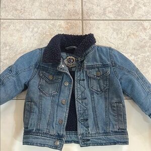 Sherpa-Lined Denim Jacket for Kids